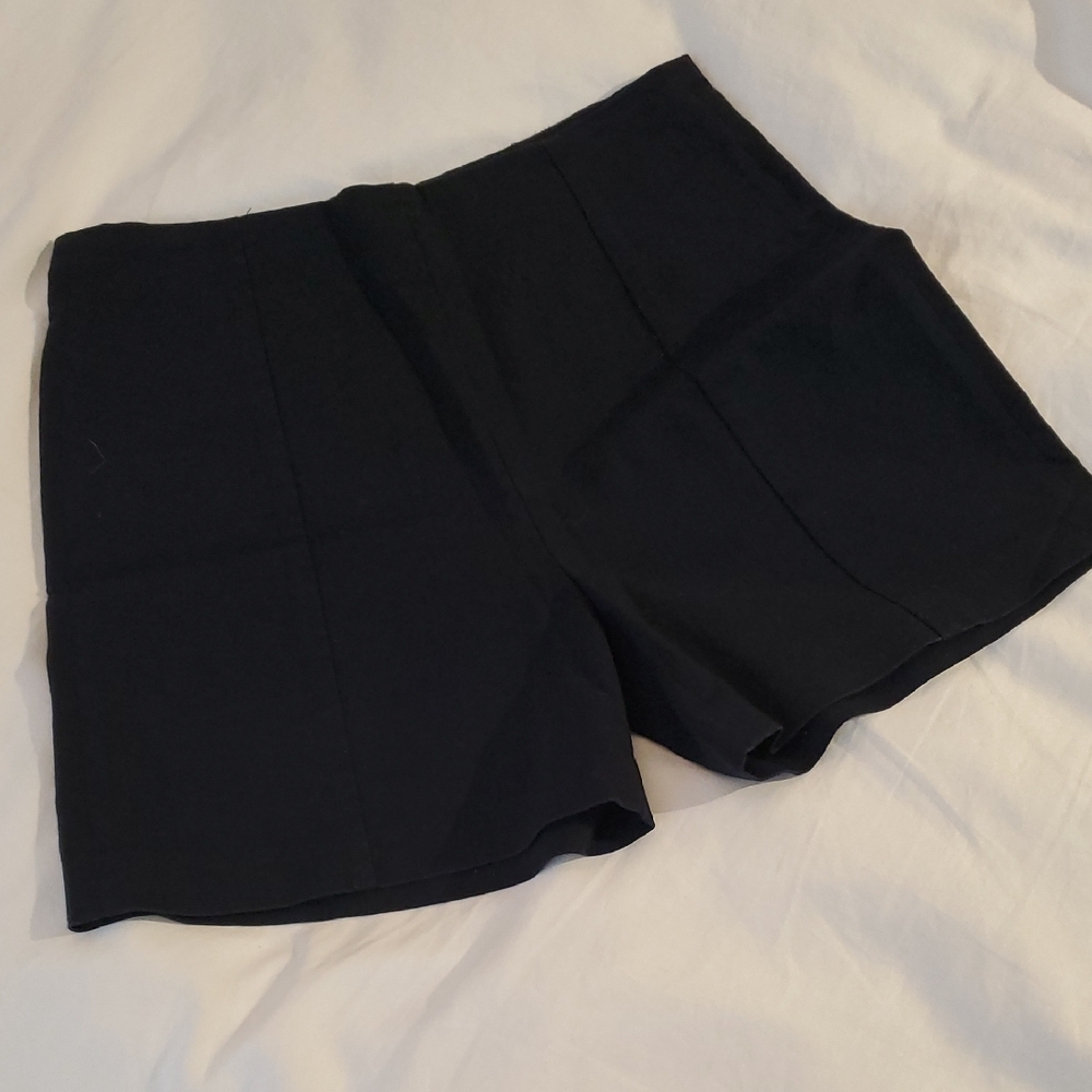 Super Cute! High Waist Black Women's Shorts, Stretchy